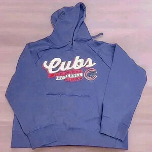 Chicago Cubs Womens Genuine Merchandise by Campus Lifestyle S Hoodie Sweatshirt
